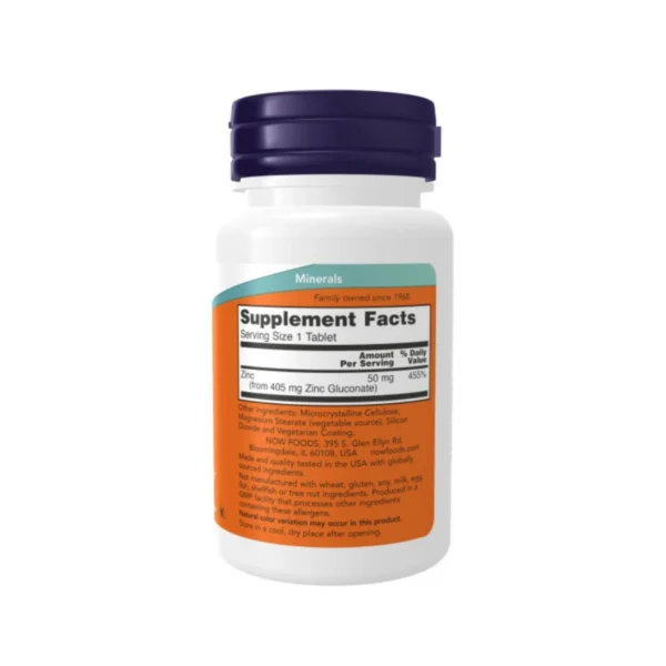 ZINC GLUCONATE 50mg. 100TAB