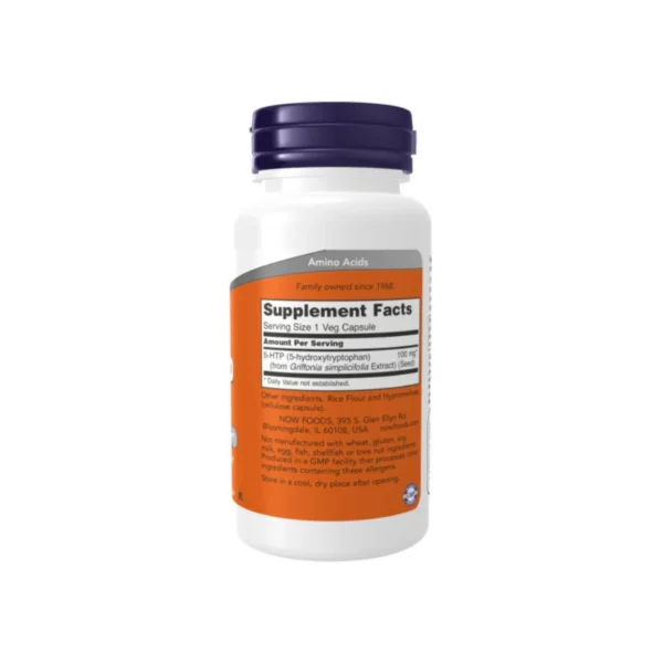 5-HTP (apoyo neurotransmisor) 100mg 60 cápsulas vegetales