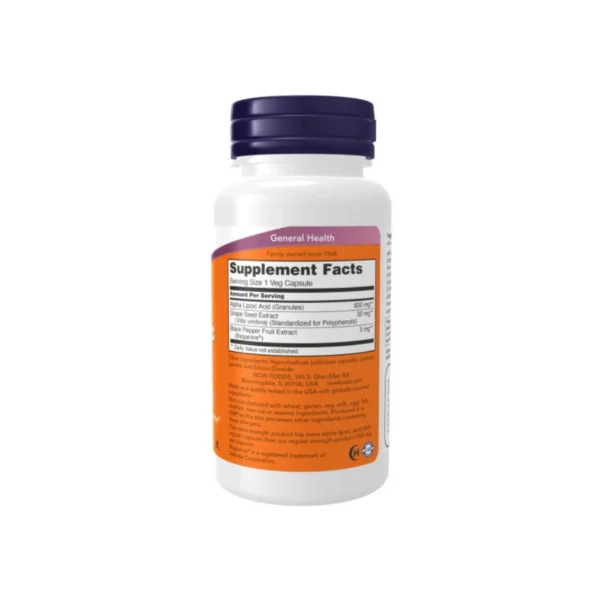 ALPHA LIPOIC ACID 600mg 60 VCAPS