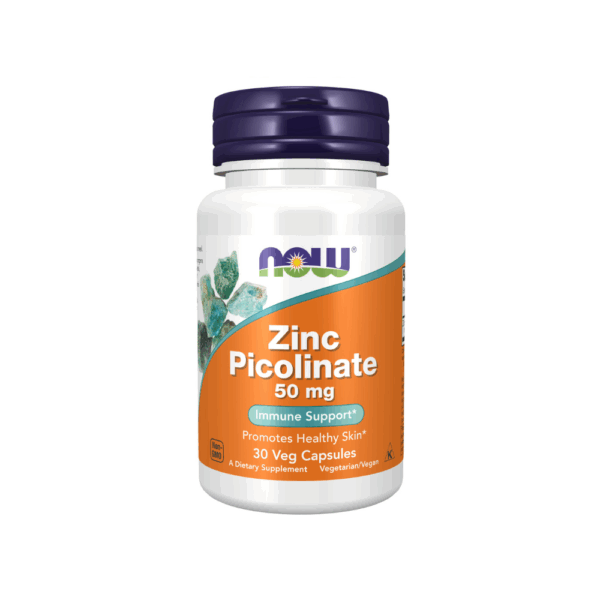 Zinc Picolinate (apoyo inmunológico) 50mg 30 cápsulas vegetales