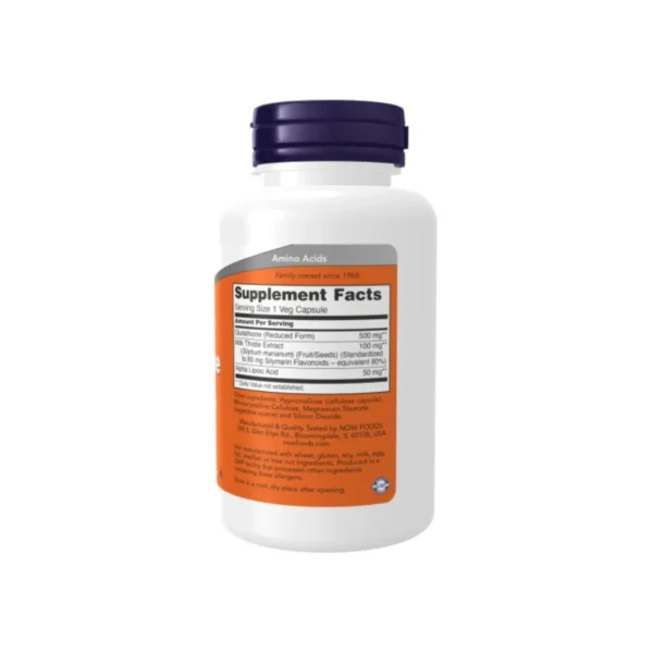 Glutathione 500mg 60 cápsulas vegetales