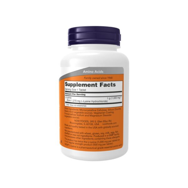 L-Lisina 1000mg 100 tabletas