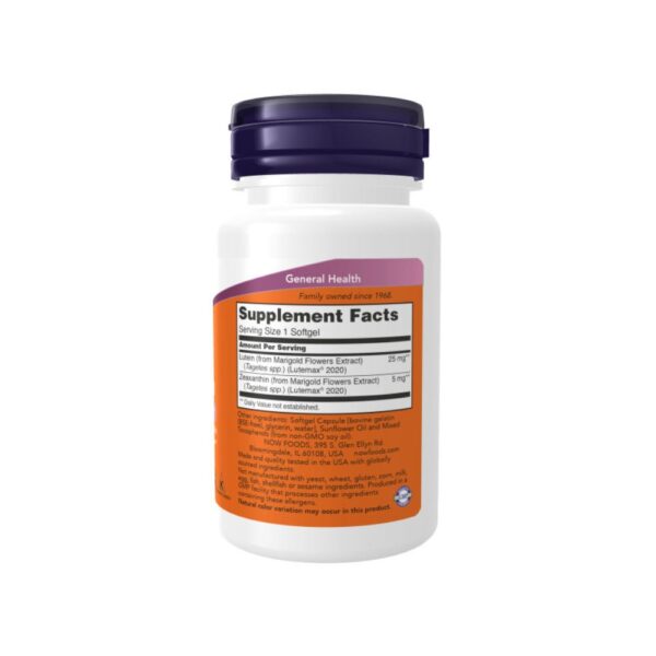 Lutein & Zeaxanthin 60 cápsulas vegetales