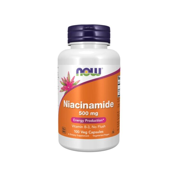 Niacinamide (B-3) 500mg 100 cápsulas vegetales