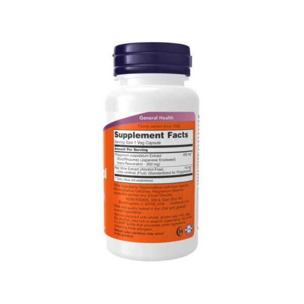 Resveratrol 200mg 60 cápsulas vegetales