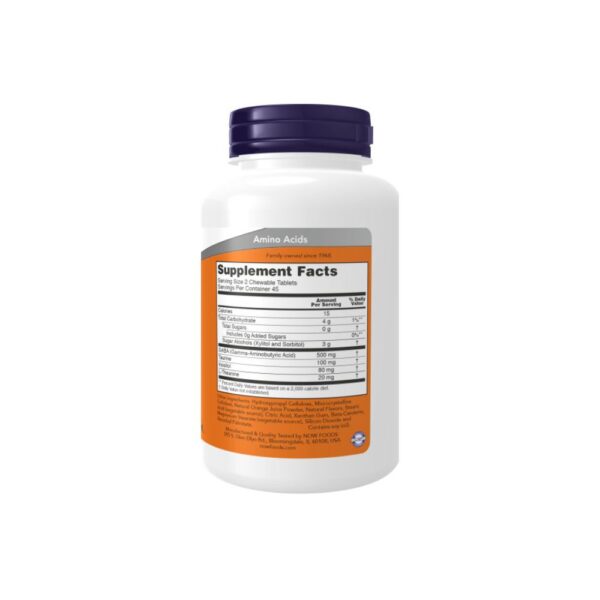 GABA masticable (sabor a naranja) 90 cápsulas vegetales