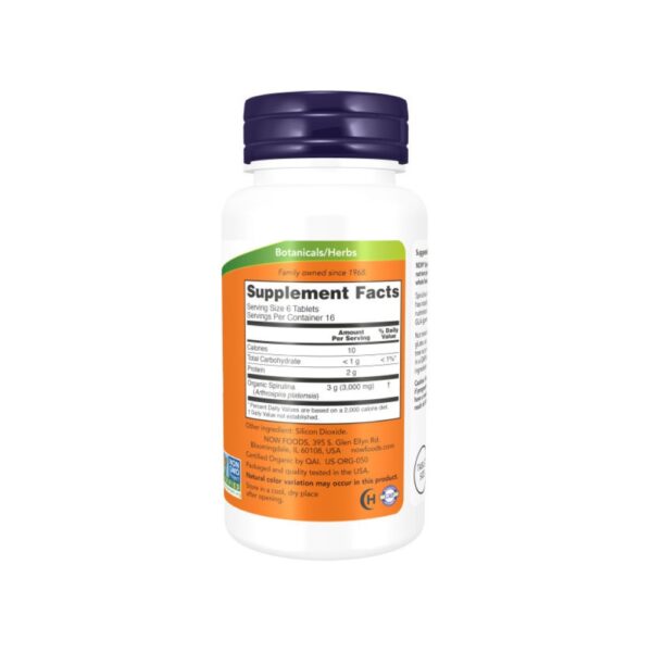 Espirulina (suplemento dietético) 500 mg 100 tabletas