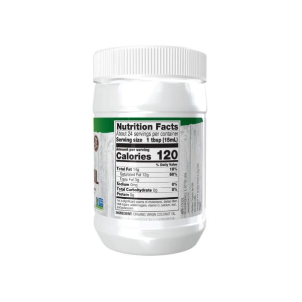 Aceite de Coco Orgánico Virgen 12 OZ. (355 mL)